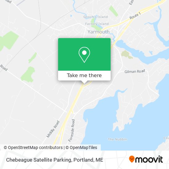 Chebeague Satellite Parking map