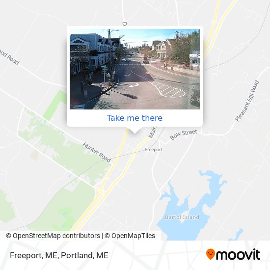 Freeport, ME map