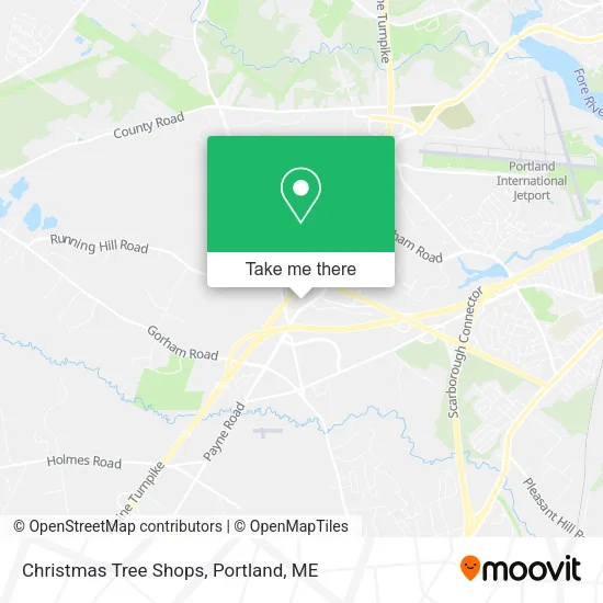 Christmas Tree Shops map