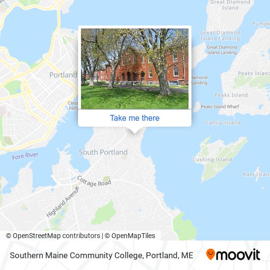 Southern Maine Community College map