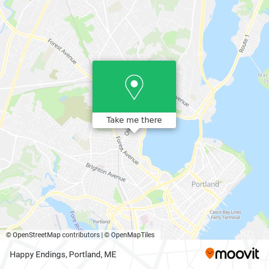 Happy Endings map