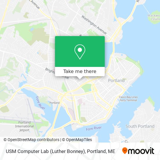 Mapa de USM Computer Lab (Luther Bonney)