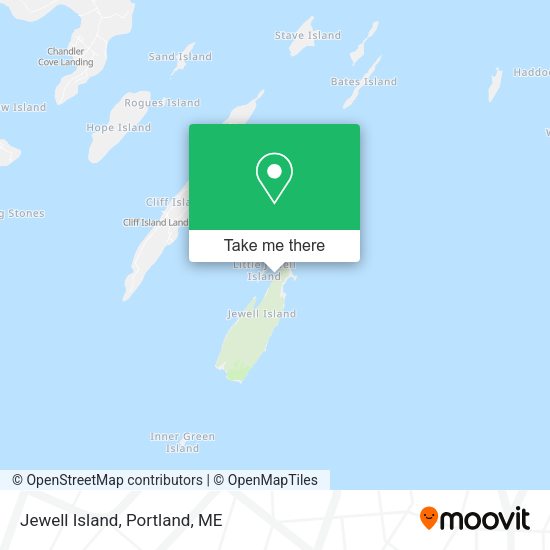 Jewell Island map