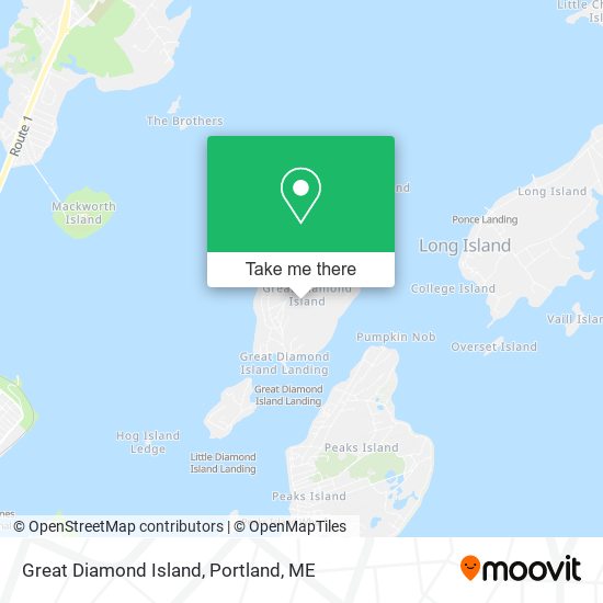 Great Diamond Island map