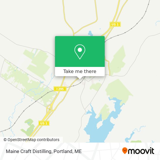 Maine Craft Distilling map