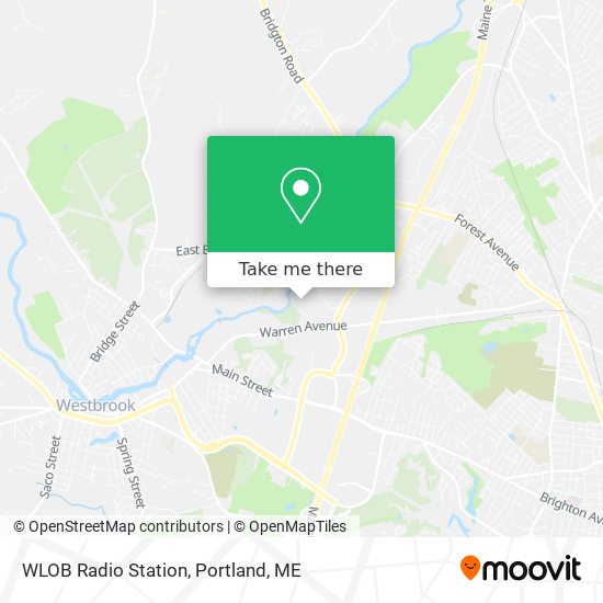 Mapa de WLOB Radio Station