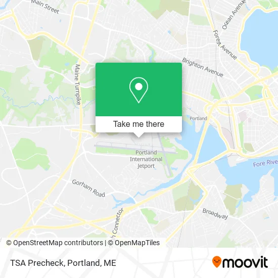 TSA Precheck map