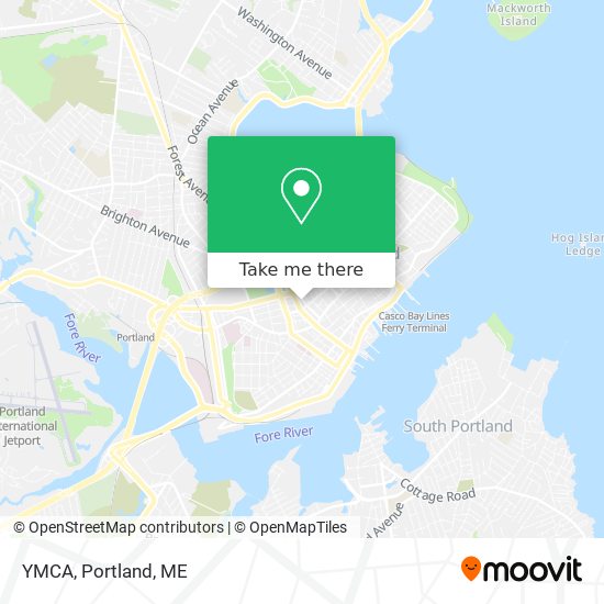 YMCA map