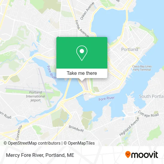 Mercy Fore River map
