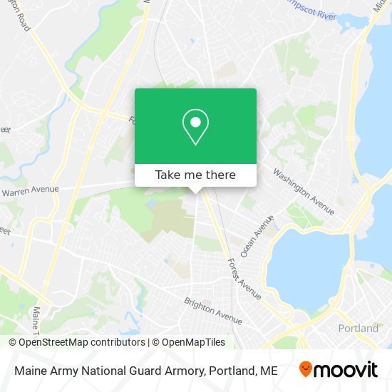 Mapa de Maine Army National Guard Armory