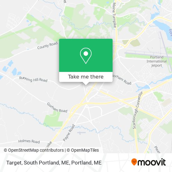 Target, South Portland, ME map