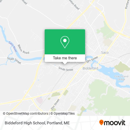 Biddeford High School map