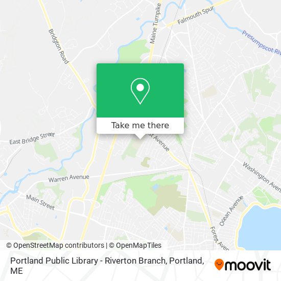 Portland Public Library - Riverton Branch map