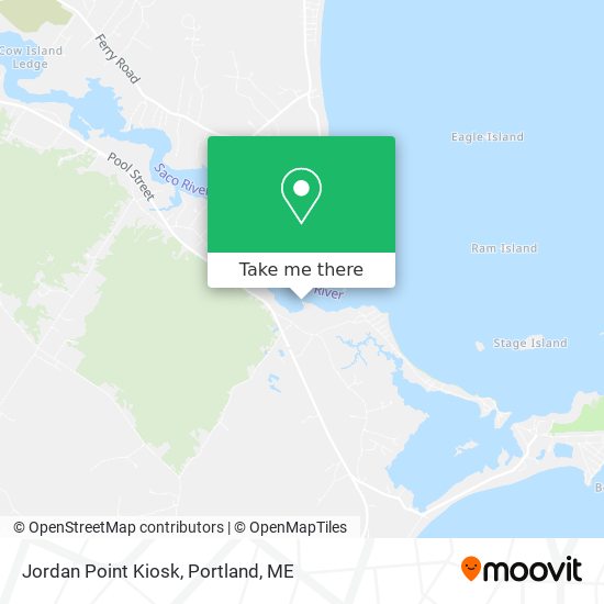 Jordan Point Kiosk map