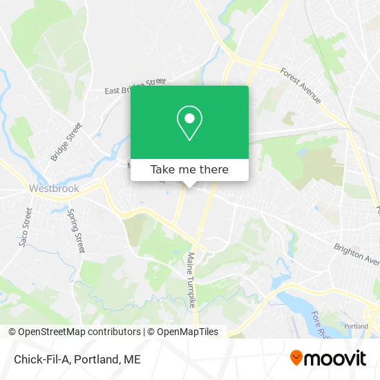 Chick-Fil-A map