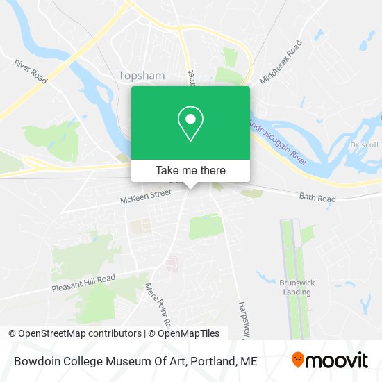 Bowdoin College Museum Of Art map