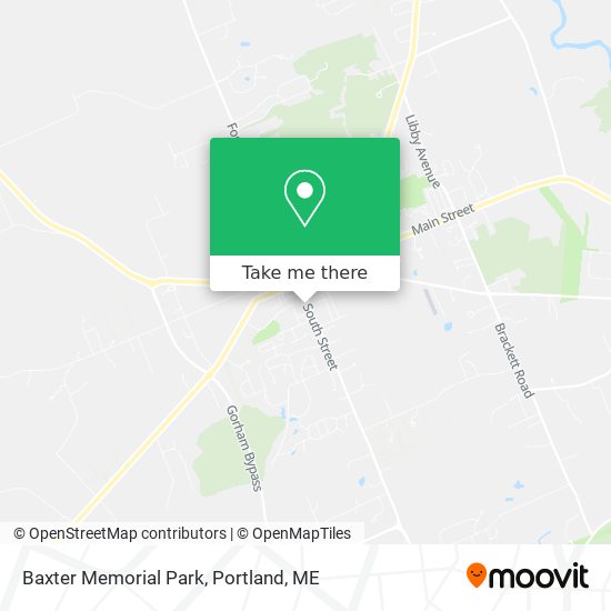 Baxter Memorial Park map