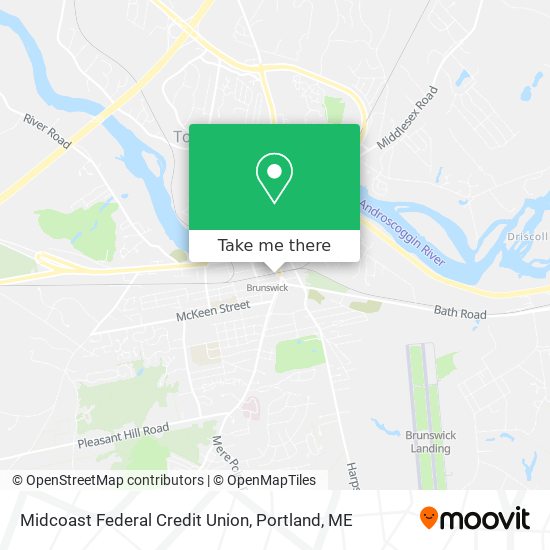 Midcoast Federal Credit Union map