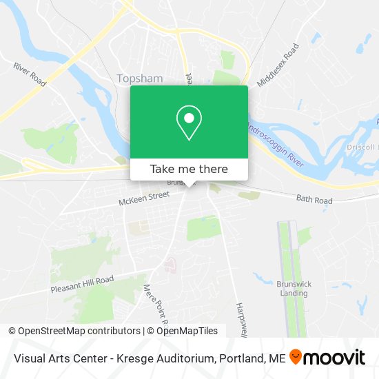 Visual Arts Center - Kresge Auditorium map