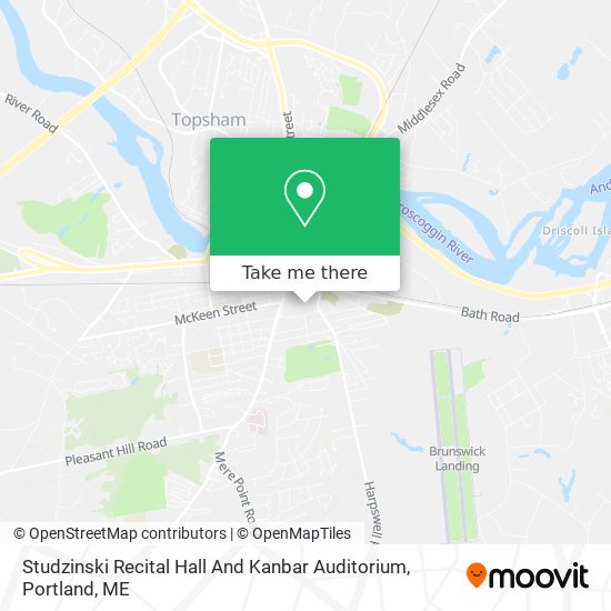 Mapa de Studzinski Recital Hall And Kanbar Auditorium