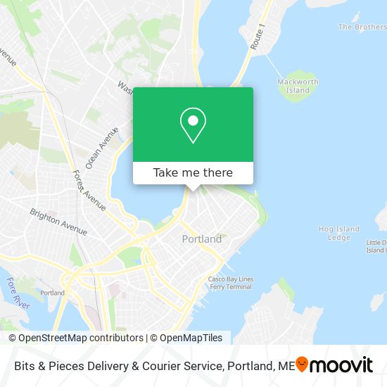 Bits & Pieces Delivery & Courier Service map