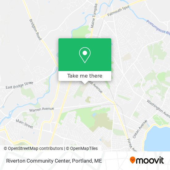 Riverton Community Center map