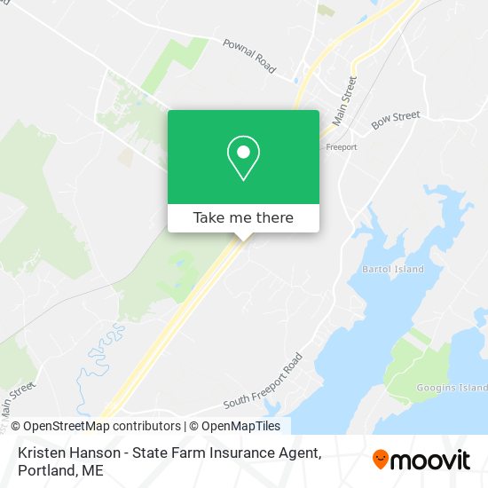 Kristen Hanson - State Farm Insurance Agent map