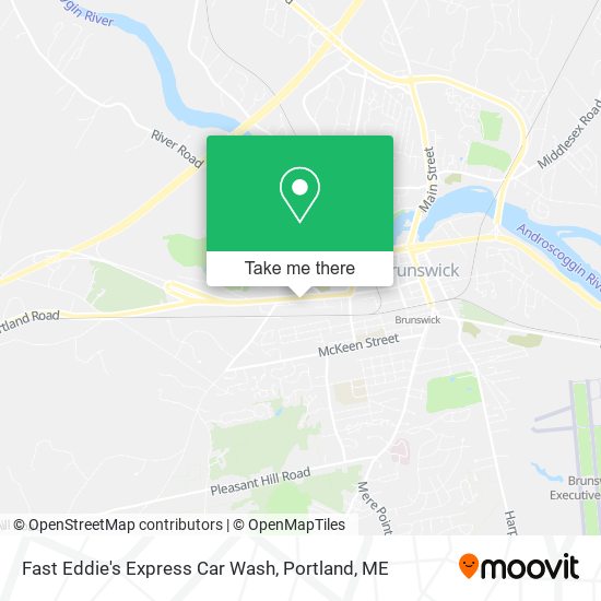 Fast Eddie's Express Car Wash map