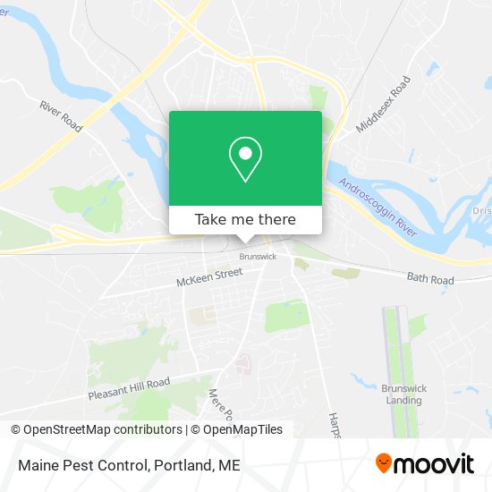 Maine Pest Control map