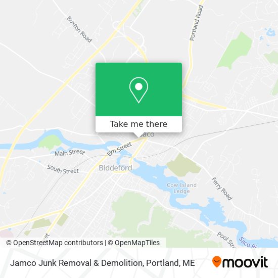 Jamco Junk Removal & Demolition map