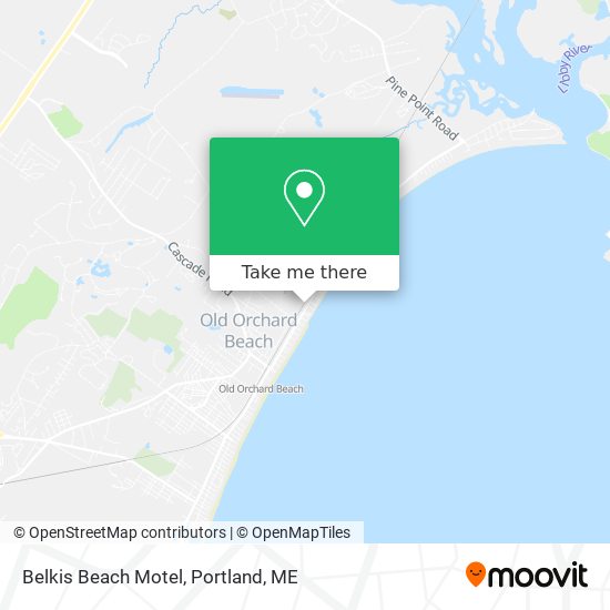 Belkis Beach Motel map