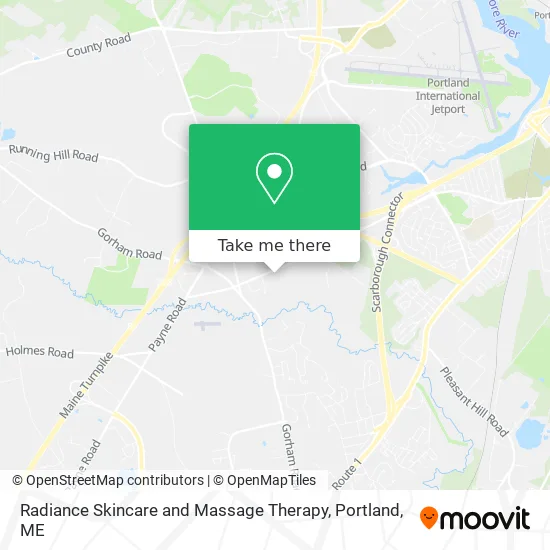Mapa de Radiance Skincare and Massage Therapy