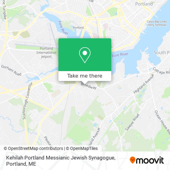 Kehilah Portland Messianic Jewish Synagogue map