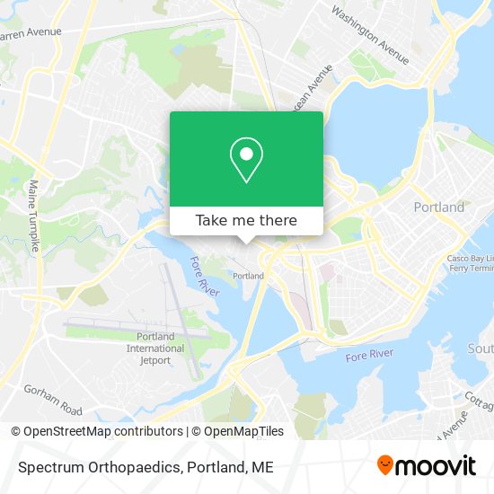 Spectrum Orthopaedics map