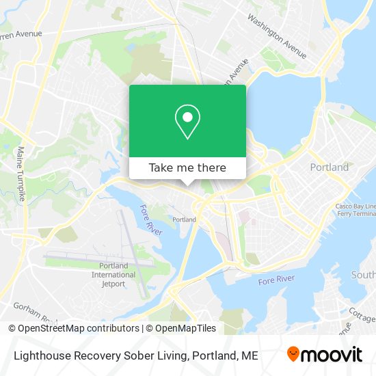 Lighthouse Recovery Sober Living map