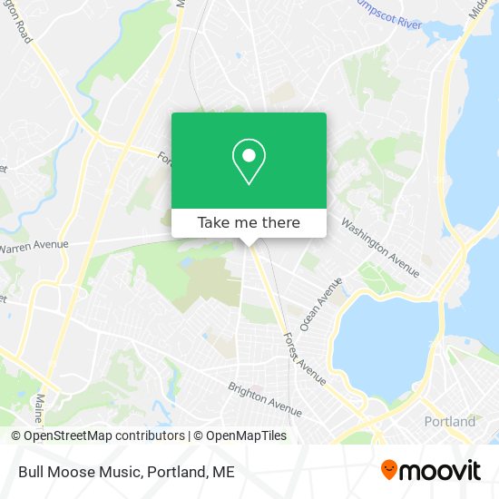 Bull Moose Music map