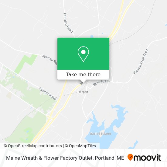 Maine Wreath & Flower Factory Outlet map