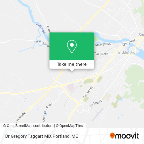 Dr Gregory Taggart MD map