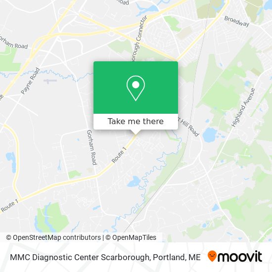 MMC Diagnostic Center Scarborough map