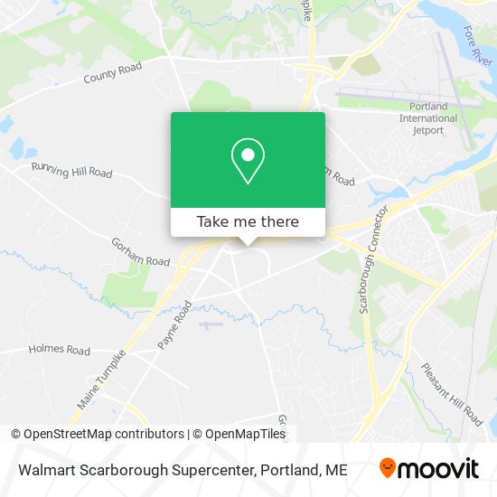 Walmart Scarborough Supercenter map