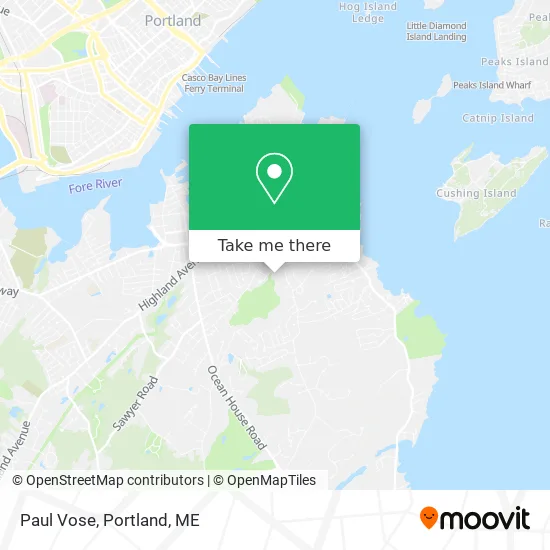 Paul Vose map