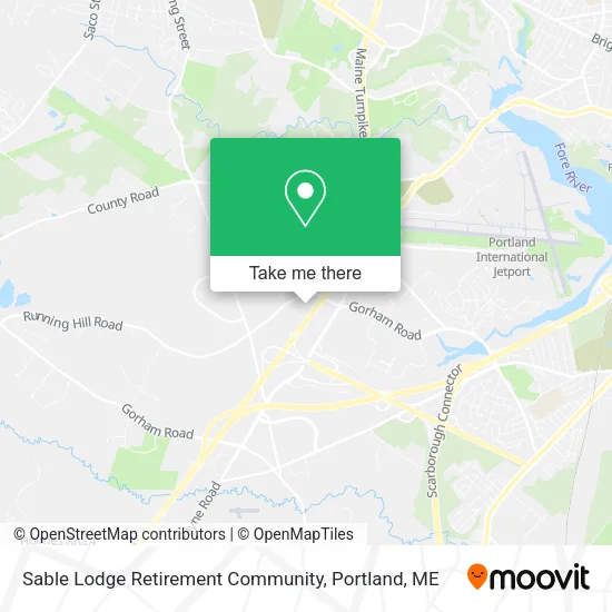Sable Lodge Retirement Community map
