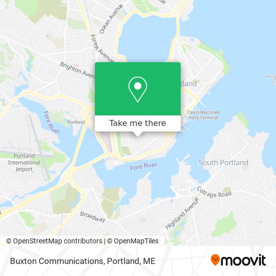 Buxton Communications map