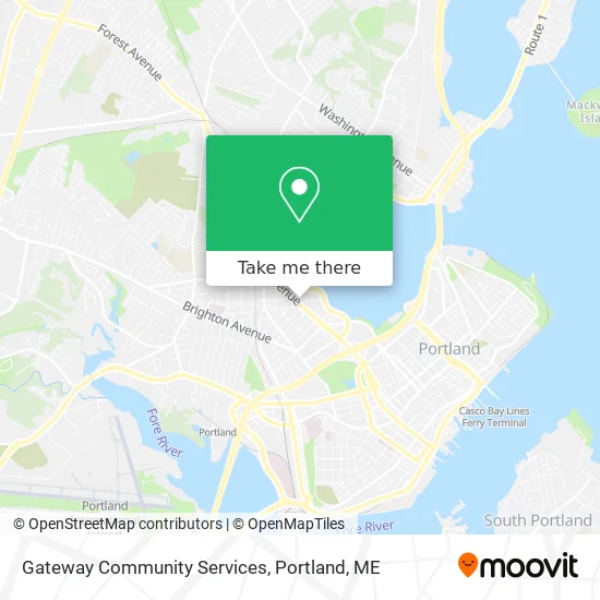 Gateway Community Services map