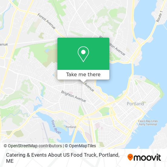 Mapa de Catering & Events About US Food Truck