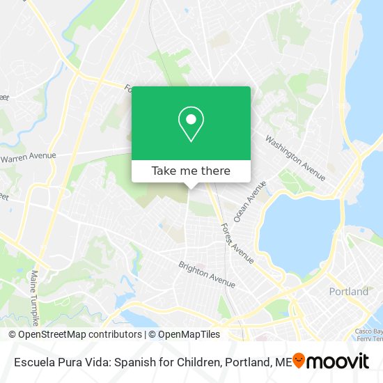 Escuela Pura Vida: Spanish for Children map