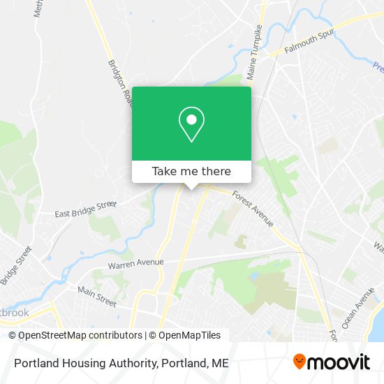 Portland Housing Authority map