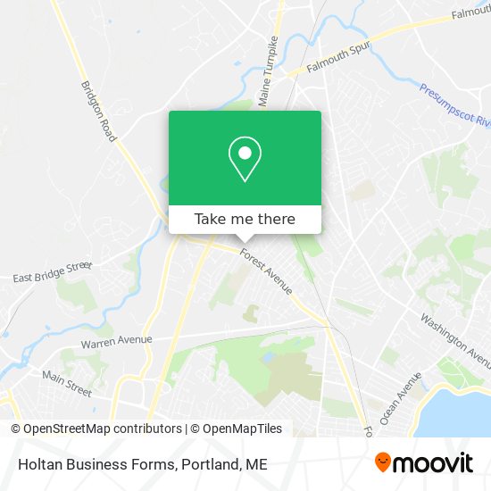 Holtan Business Forms map