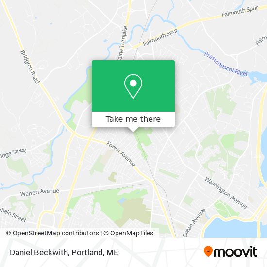 Mapa de Daniel Beckwith