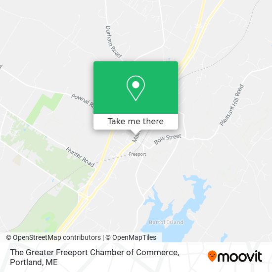 The Greater Freeport Chamber of Commerce map